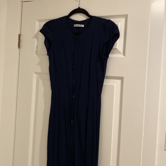 Reformation Marina Jumpsuit in navy - Picture 3 of 5